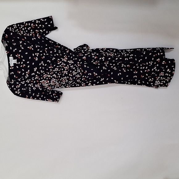 Motherhood Maternity Wrap Dress SM Blue Lightweight like Diane Von Furstenberg - Picture 1 of 4